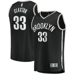 Fanatics - Nicolas Claxton Brooklyn Nets Fast Break Player Jersey - Icon Edition - Black