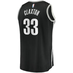 Fanatics - Nicolas Claxton Brooklyn Nets Fast Break Player Jersey - Icon Edition - Black