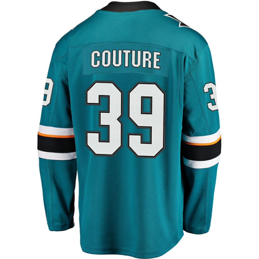 Logan Couture San Jose Sharks Fanatics Breakaway Jersey - Teal | NHL Jerseys