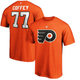Paul Coffey Philadelphia Flyers - Fanatics Authentic Stack Retired Player Name & Number T-Shirt Orange