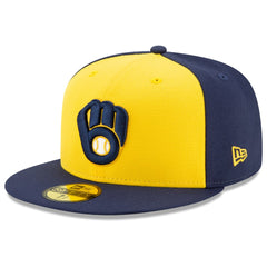 Milwaukee Brewers New Era Alternate Authentic Collection On-Field 59FIFTY Fitted Hat Clearance