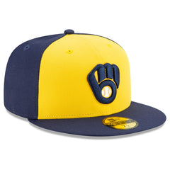 Milwaukee Brewers New Era Alternate Authentic Collection On-Field 59FIFTY Fitted Hat Clearance