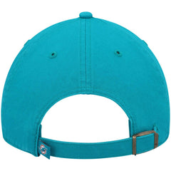 Miami Dolphins '47 Primary Clean Up Adjustable Hat Aqua - 47 brand
