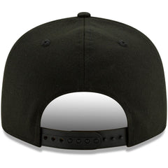 Milwaukee Brewers New Era Black on Black 9FIFTY Snapback Adjustable Hat Lifestyle