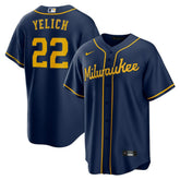 Christian Yelich Milwaukee Brewers Nike Alternate 2 Replica Jersey Online