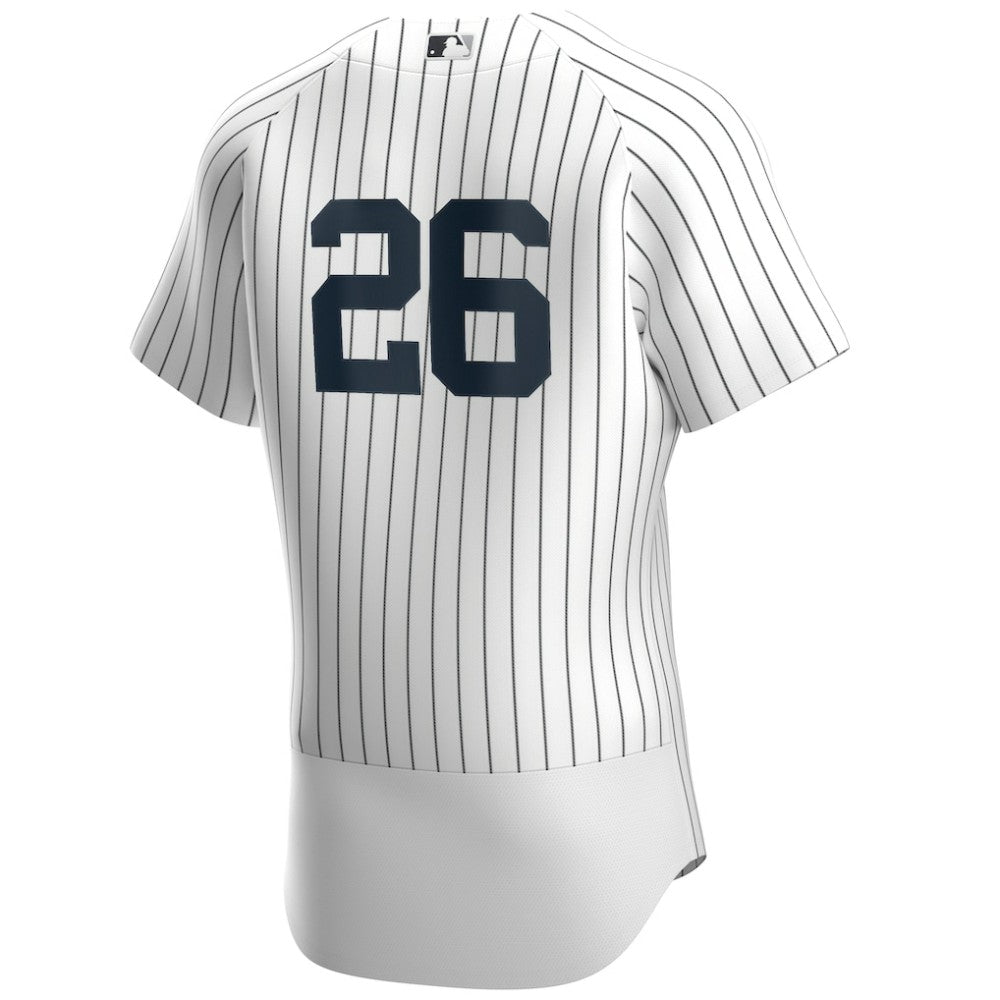 DJ LeMahieu New York Yankees Nike Home Authentic Player Jersey - White/Navy | MLB Jerseys
