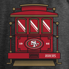 San Francisco 49ers Hometown Trolley Car Long Sleeve T-Shirt Heather Gray - NFL