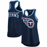 Tennessee Titans G-III 4Her by Carl Banks Women's Tater Tank Top Navy - NFL