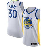 Nike - Stephen Curry Golden State Warriors Authentic Jersey - Association Editi- White