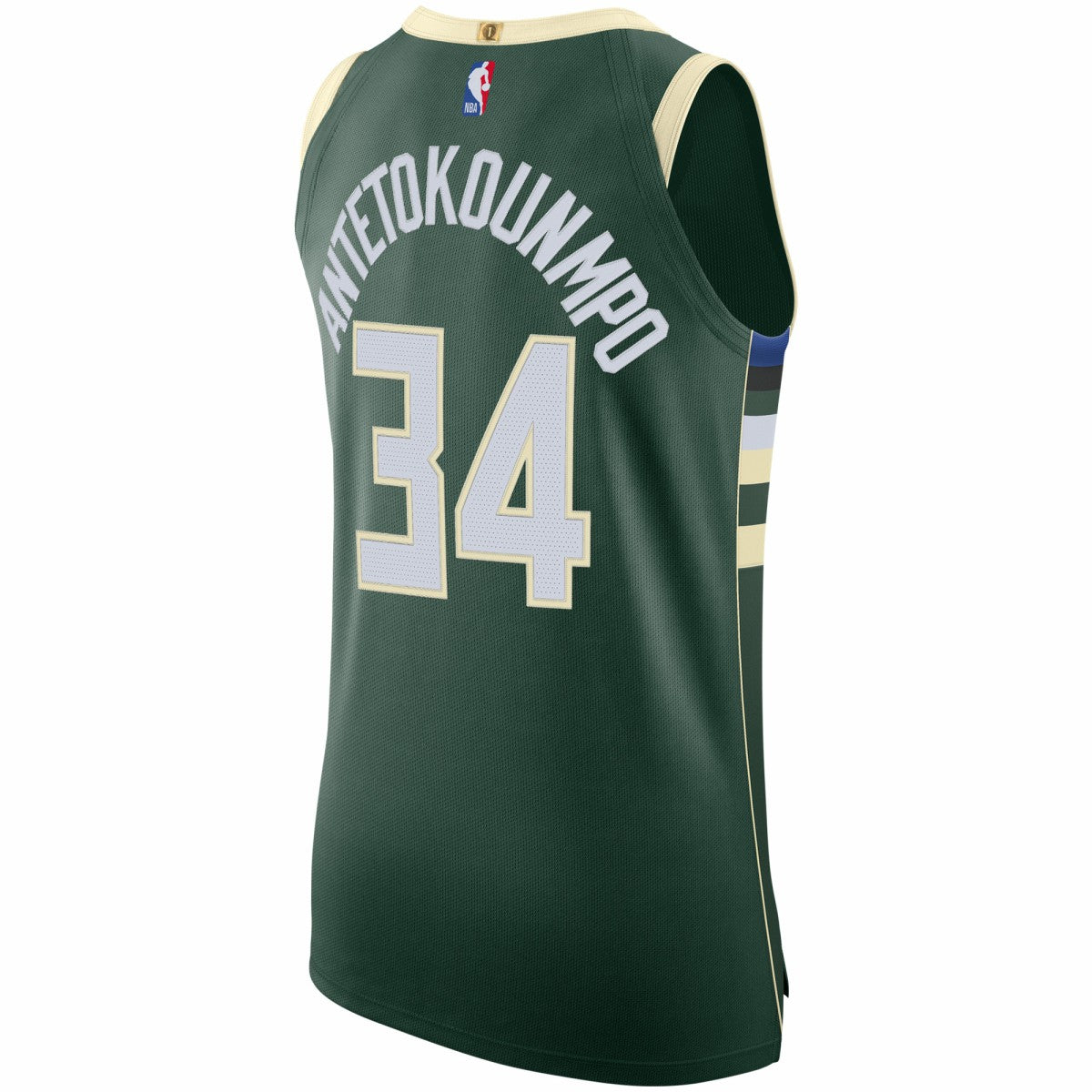 Giannis Antetokounmpo Milwaukee Bucks Authentic Jersey - Icon Edition - Hunter Green | NBA Jerseys