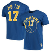 Mitchell & Ness - Chris Mullin Golden State Warriors Hardwood Classics Name & Number Team T-Shirt - Royal