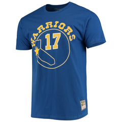 Mitchell & Ness - Chris Mullin Golden State Warriors Hardwood Classics Name & Number Team T-Shirt - Royal