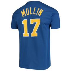 Mitchell & Ness - Chris Mullin Golden State Warriors Hardwood Classics Name & Number Team T-Shirt - Royal