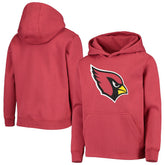 Arizona Cardinals Youth Primary Team Logo Pullover Hoodie Cardinal - NFL