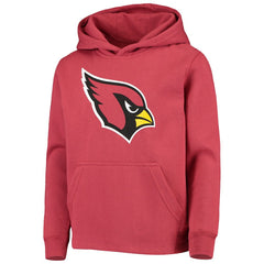 Arizona Cardinals Youth Primary Team Logo Pullover Hoodie Cardinal - NFL