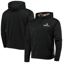 Minnesota Vikings Dunbrooke Logo Ranger Pullover Hoodie Black/Realtree Camo - NFL