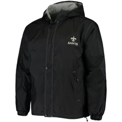 New Orleans Saints Dunbrooke Logo Legacy Stadium Full-Zip Jacket- Black - NFL