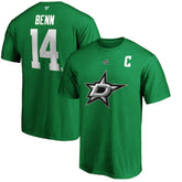 Jamie Benn Dallas Stars - Fanatics Authentic Stack Player Name & Number T-Shirt Kelly Green