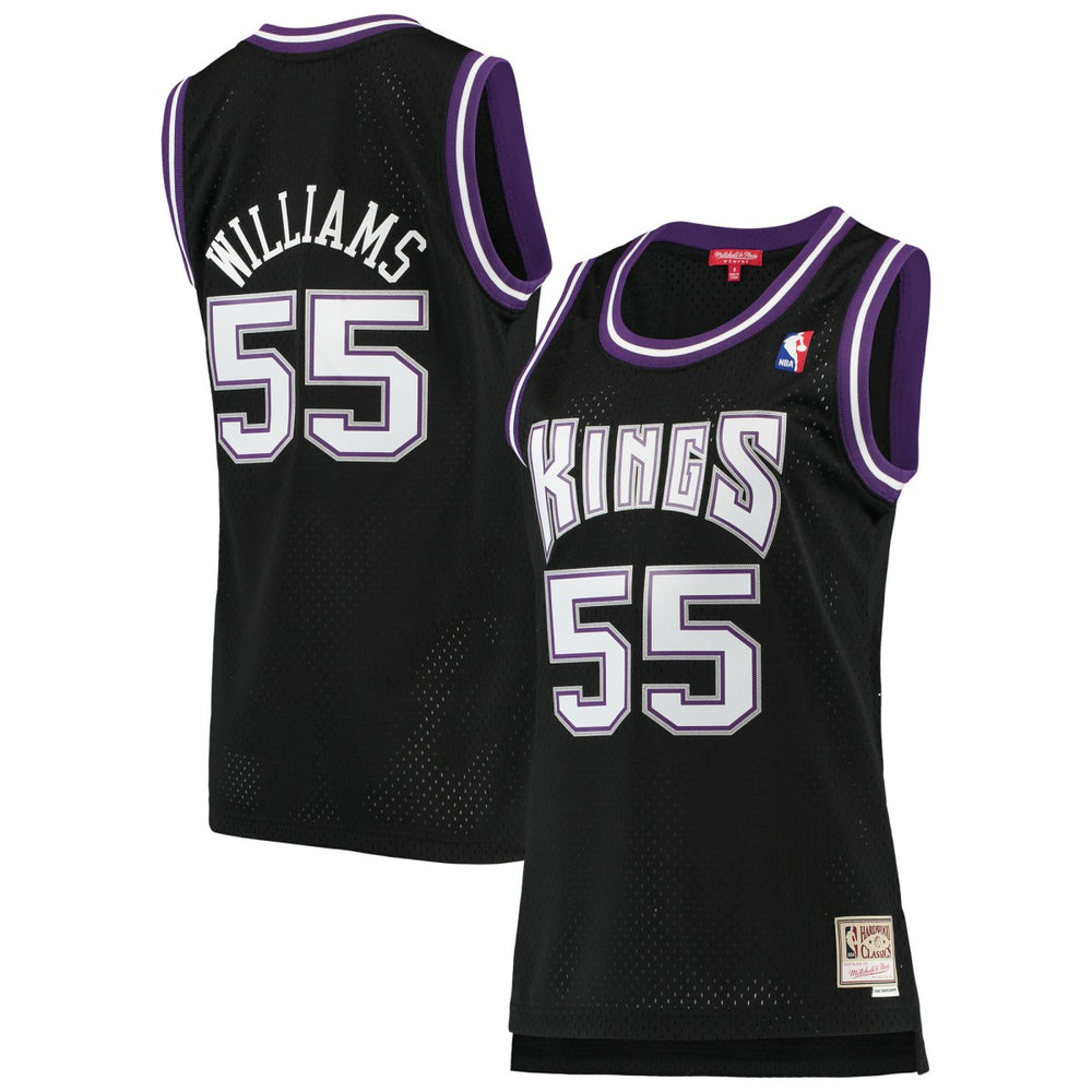 Mitchell & Ness - Jason Williams Sacramento Kings Women's 2000/01 Hardwood Classics Swingman Jersey - Black