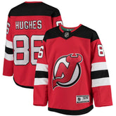 Jack Hughes New Jersey Devils - Youth Home Premier Player Jersey Red
