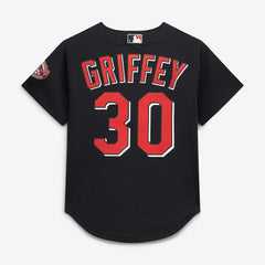 Ken Griffey Jr. Cincinnati Reds Mitchell & Ness Cooperstown Collection Mesh Batting Practice Button-Up Jersey discount
