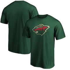 Minnesota Wild - Fanatics Team Primary Logo T-Shirt Green