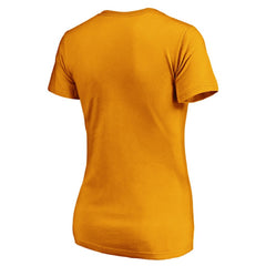 Nashville Predators - Fanatics Women's Primary Logo V-Neck T-Shirt Gold