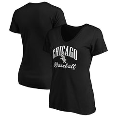 Chicago White Sox Fanatics Women's Victory Script V-Neck T-Shirt Clearance