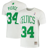 Mitchell & Ness - Paul Pierce Boston Celtics Hardwood Classics Stitch Name & Number T-Shirt - White