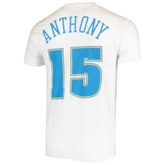 Mitchell & Ness - Carmelo Anthony Denver Nuggets Hardwood Classics Stitch Name & Number T-Shirt - White