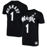 Mitchell & Ness - Tracy McGrady Orlando Magic Hardwood Classics Stitch Name & Number T-Shirt - Black