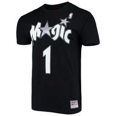 Mitchell & Ness - Tracy McGrady Orlando Magic Hardwood Classics Stitch Name & Number T-Shirt - Black