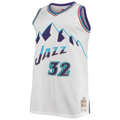 Mitchell & Ness - Karl Malone Utah Jazz 1996/97 Big & Tall Hardwood Classics Swingman Jersey - White