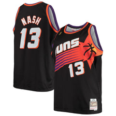 Mitchell & Ness - Steve Nash Phoenix Suns 1996/97 Big & Tall Hardwood Classics Swingman Jersey - Black