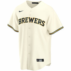 Milwaukee Brewers Nike Home Replica Custom Jersey Sale
