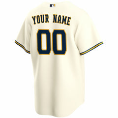 Milwaukee Brewers Nike Home Replica Custom Jersey Sale