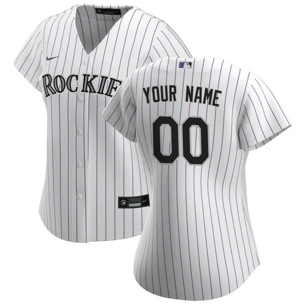 Colorado Rockies Nike Women's Home Replica Custom Jersey Lifestyle