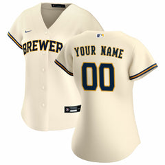 Milwaukee Brewers Nike Women's Home Replica Custom Jersey for sale