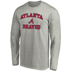 Atlanta Braves Fanatics Heart & Soul Long Sleeve T-Shirt On Sale