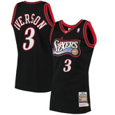 Mitchell & Ness - Allen Iverson Philadelphia 76ers 1997/98 Hardwood Classics Authentic Jersey - Black