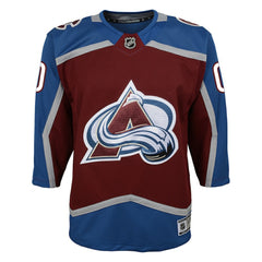 Colorado Avalanche - Youth Home Premier Custom Jersey Burgundy
