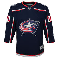 Columbus Blue Jackets - Youth Home Premier Custom Jersey Navy