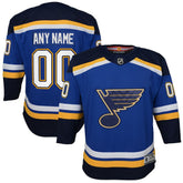St. Louis Blues - Youth Home Premier Custom Jersey Blue