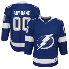 Tampa Bay Lightning - Youth Home Custom Premier Jersey Blue