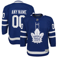 Toronto Maple Leafs - Youth Home Premier Custom Jersey Blue