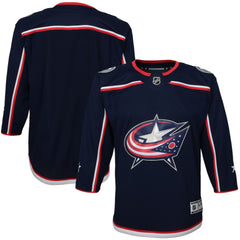 Columbus Blue Jackets - Youth Home Premier Jersey Navy