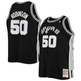 Mitchell & Ness - David Robinson San Antonio Spurs 1998/99 Big & Tall Hardwood Classics Swingman Jersey - Black