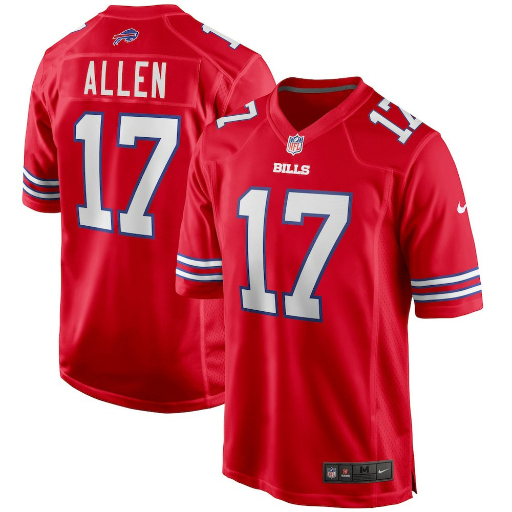 Josh Allen Buffalo Bills Alternate Game Player Jersey Red - Nike