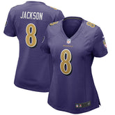 Lamar Jackson Baltimore Ravens Women's Alternate Game Player Jersey Purple - Nike