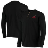 Arizona Cardinals Dunbrooke Logo Maverick Thermal Henley Long Sleeve T-Shirt Black - NFL